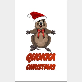 Quokka Christmas! Posters and Art